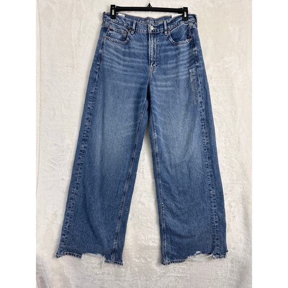 American Eagle Outfitters Denim - NWT American Eagle Super High Rise Jeans 12 Long Wide Leg Baggy